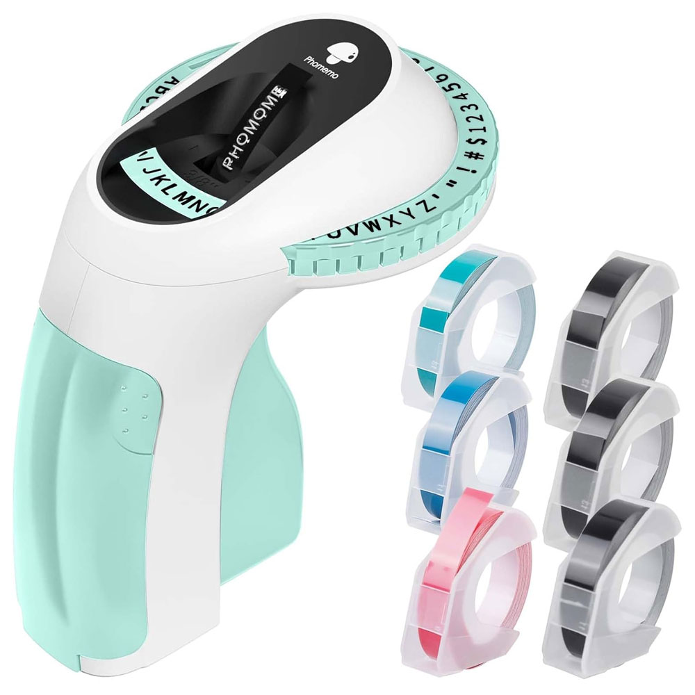 Label Printer Tape - Stampante per etichette in rilievo E975,