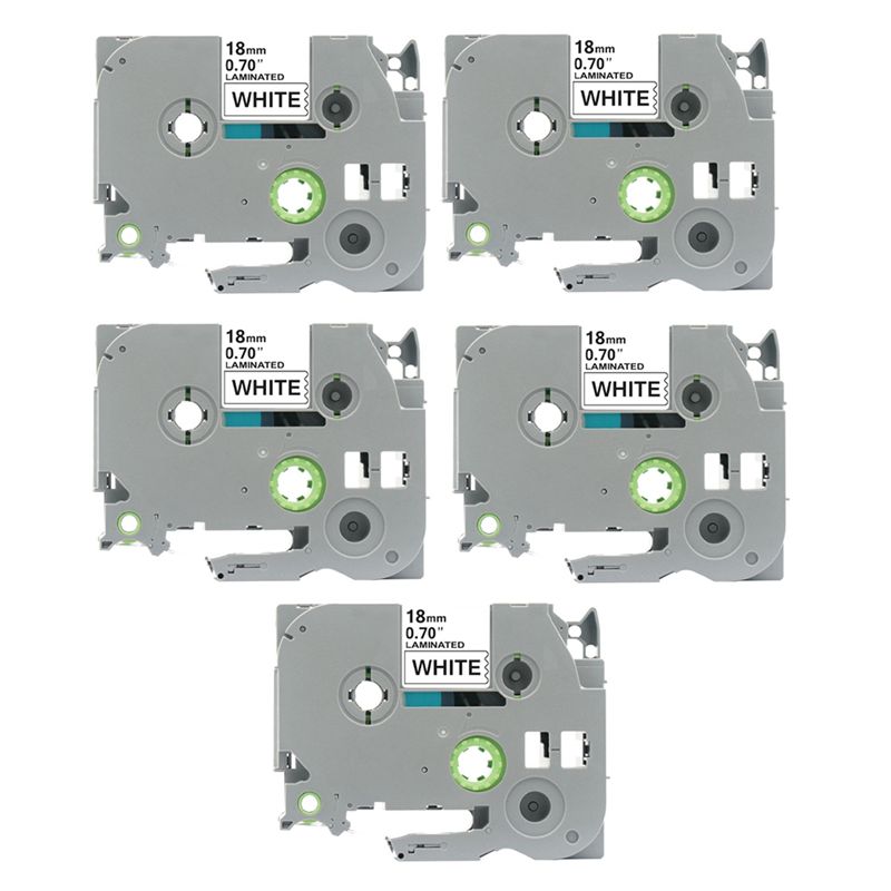 Label Printer Tape - Nastro per etichette TZC da 18