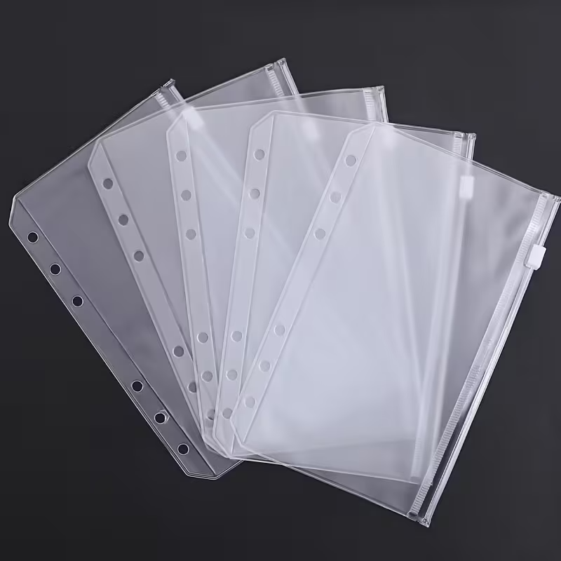 Portfolio Folder Zip - Cartelle con cerniera raccoglitore con tasche