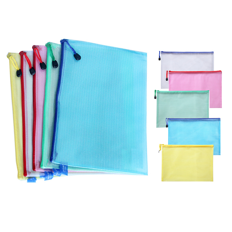 Portfolio Folder Zip - 5 pezzi sacchetto di immagazzinaggio di
