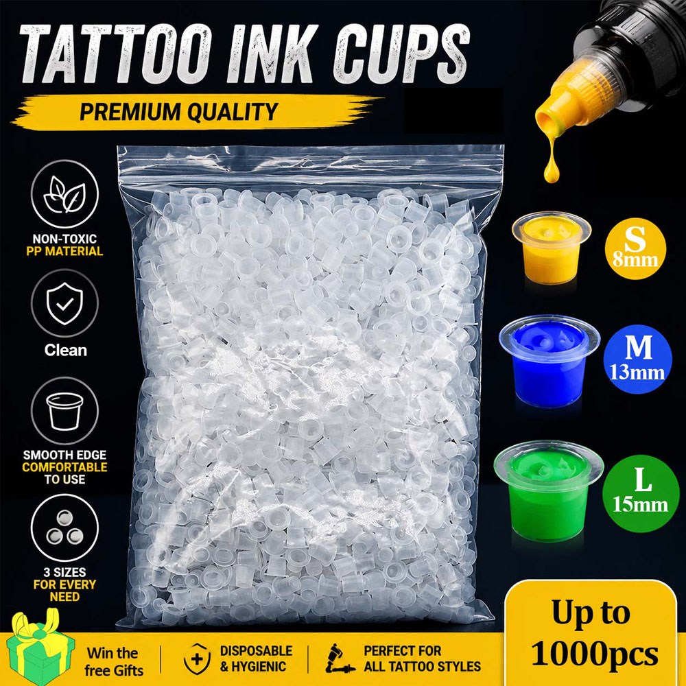 Calligraphy Ink Bottle - 1000/500/100 pz. Coppette in plastica per