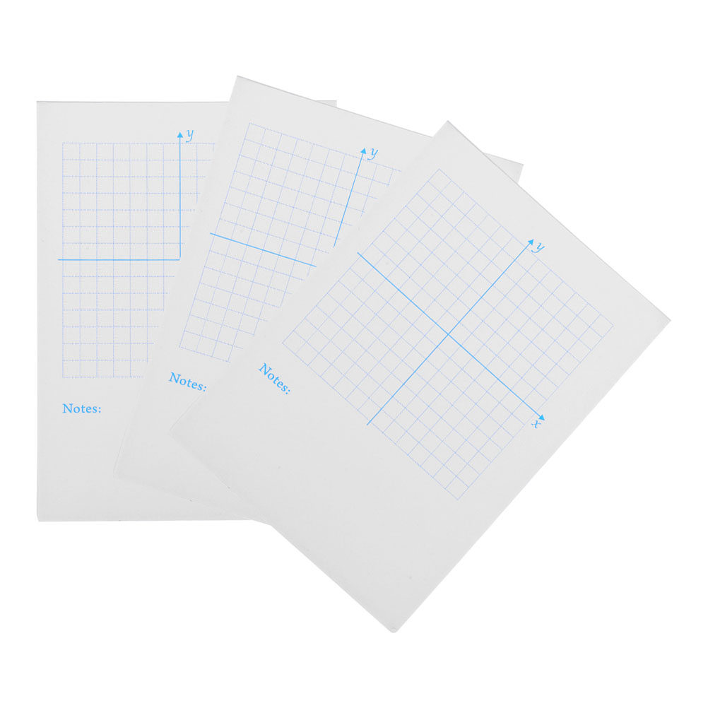 Graph Paper Pad - 3 Quaderni per Esercizi di Matematica