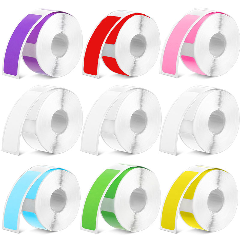 Label Printer Tape - Etichette adesive per stampante P15 12*40mm,