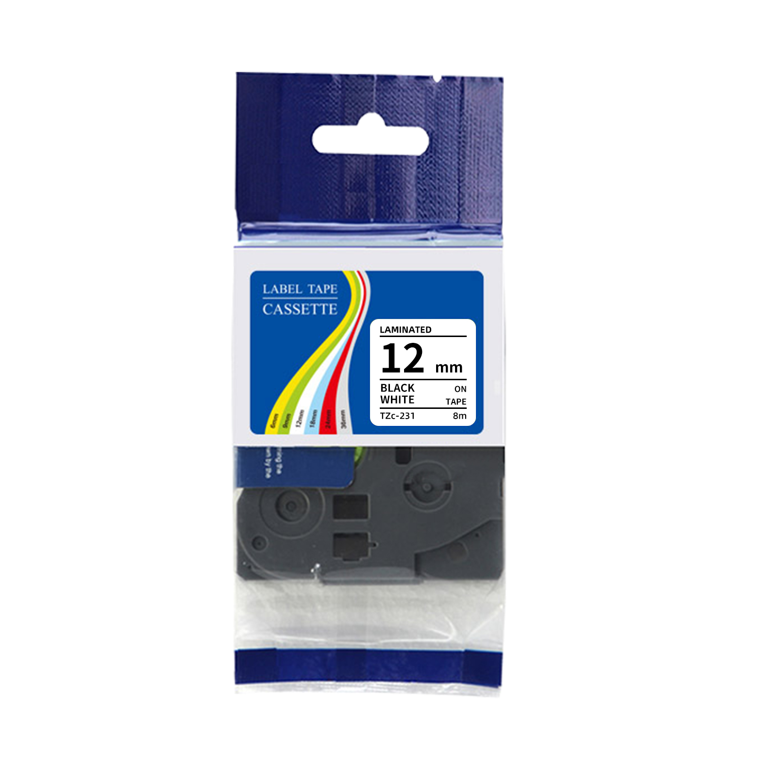 Label Printer Tape - Nastro per etichette compatibile TZe -231