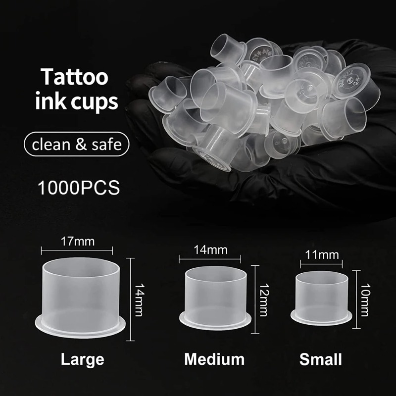 Calligraphy Ink Bottle - 100 Pezzi di Coppette in Plastica