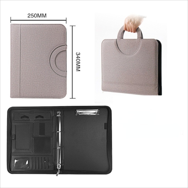 Portfolio Folder Zip - 1 Pezzo Cartella Portadocumenti A4 in