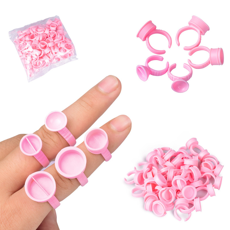 Calligraphy Ink Bottle - 100 pz/borsa Tappi di Pigmento Rosa