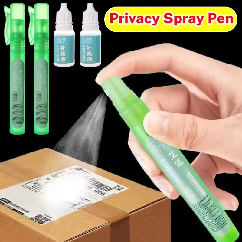 Correction Fluid White - Penna spray per la privacy con