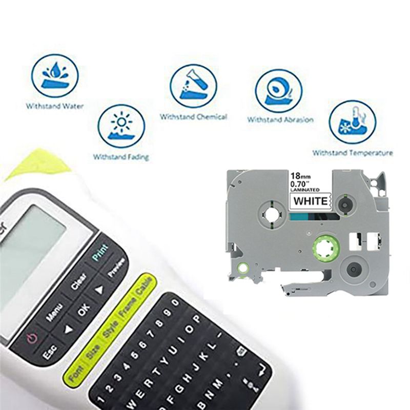 Nastro per etichette TZC da 18 - Label Printer Tape recensione e prezzo