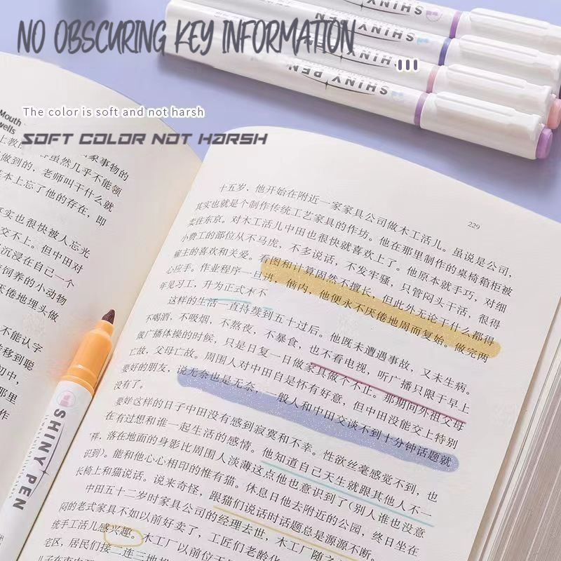 4 Pezzi/Scatola Penne Evidenzi - Highlighter Set Pastel recensione e prezzo
