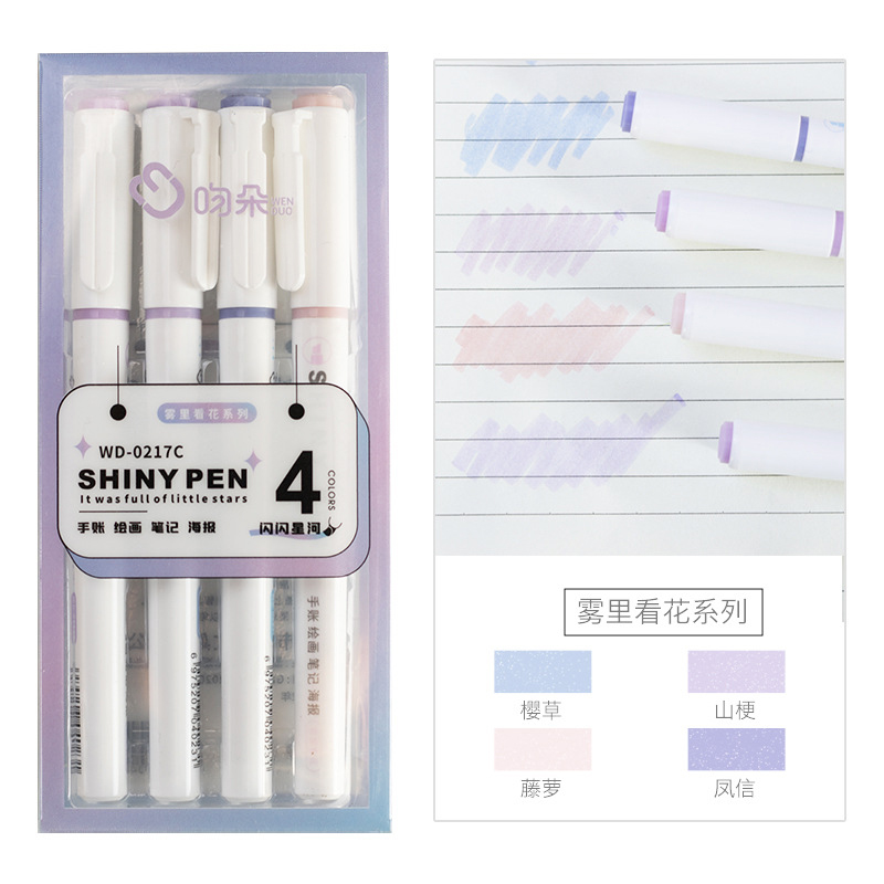 4 Pezzi/Scatola Penne Evidenzi - Highlighter Set Pastel recensione e prezzo