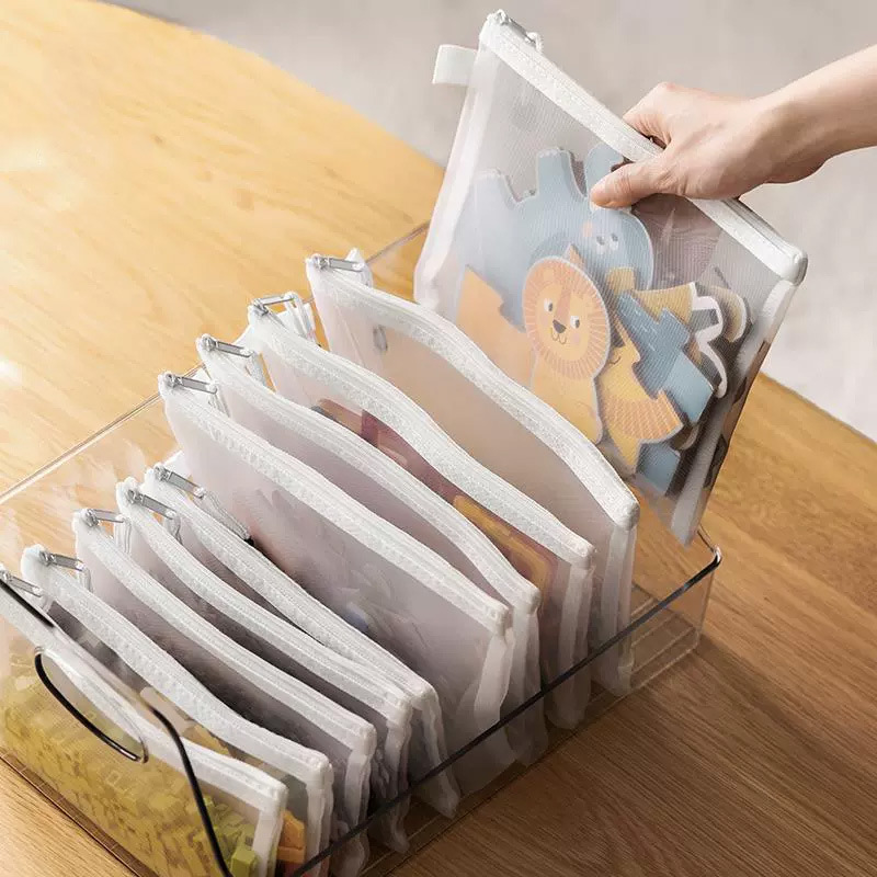 Borsa per documenti con cernie - Portfolio Folder Zip recensione e prezzo