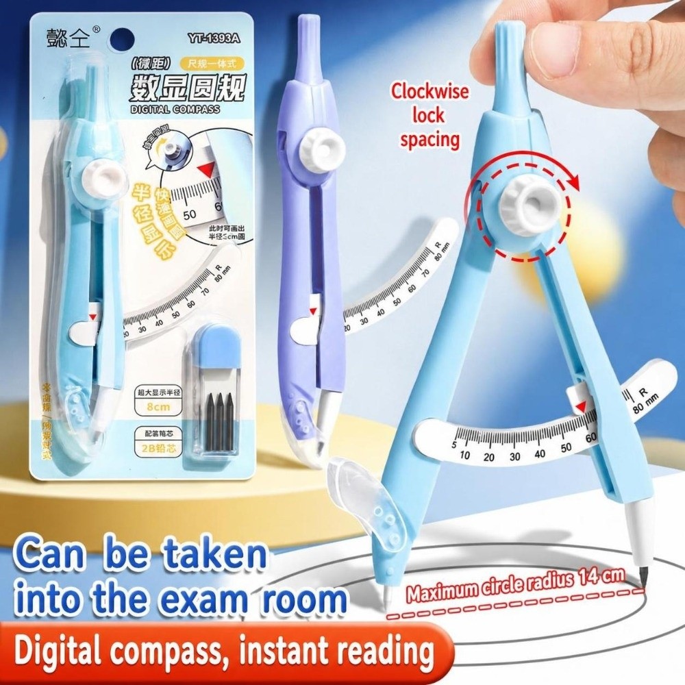 Compasso Digitale con Display, - Compass Geometry Set recensione e prezzo