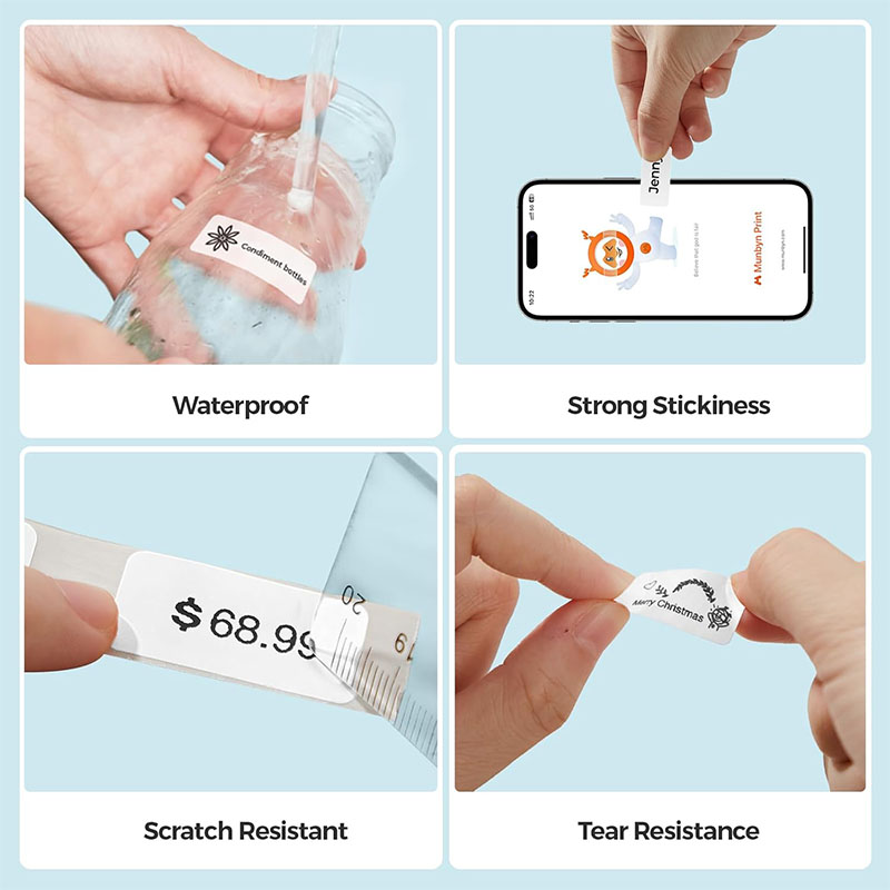 Etichette adesive per stampant - Label Printer Tape recensione e prezzo