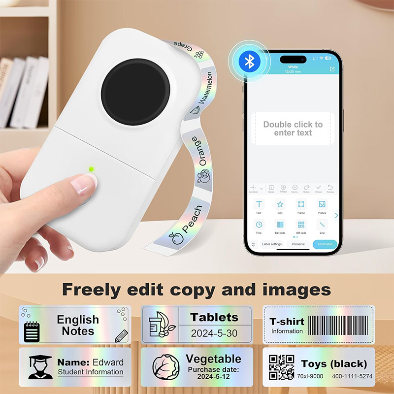 Etichette adesive per stampant - Label Printer Tape recensione e prezzo