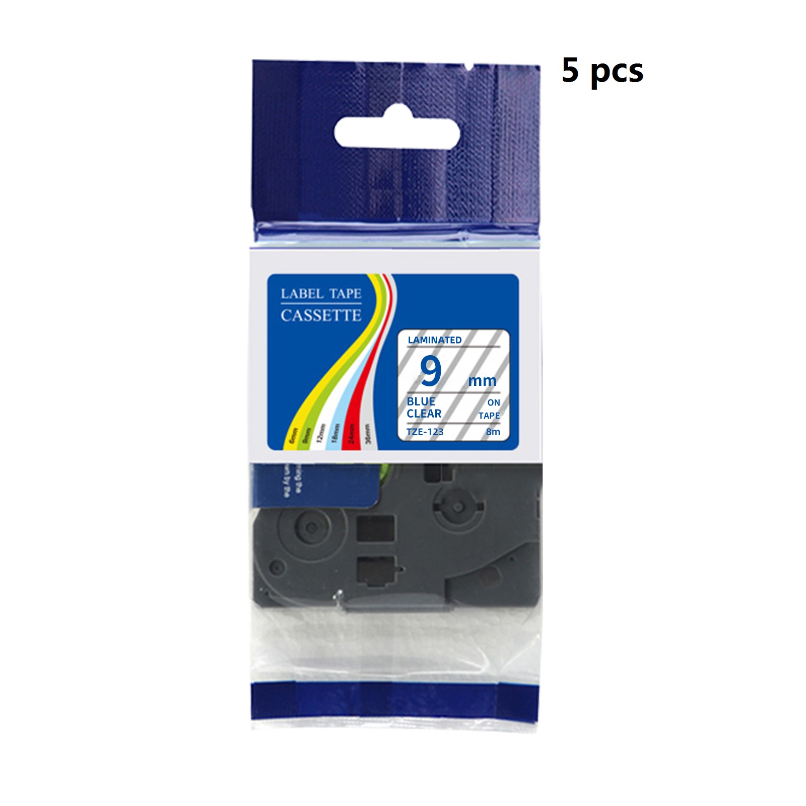 5 nastri per etichette laminat - Label Printer Tape recensione e prezzo