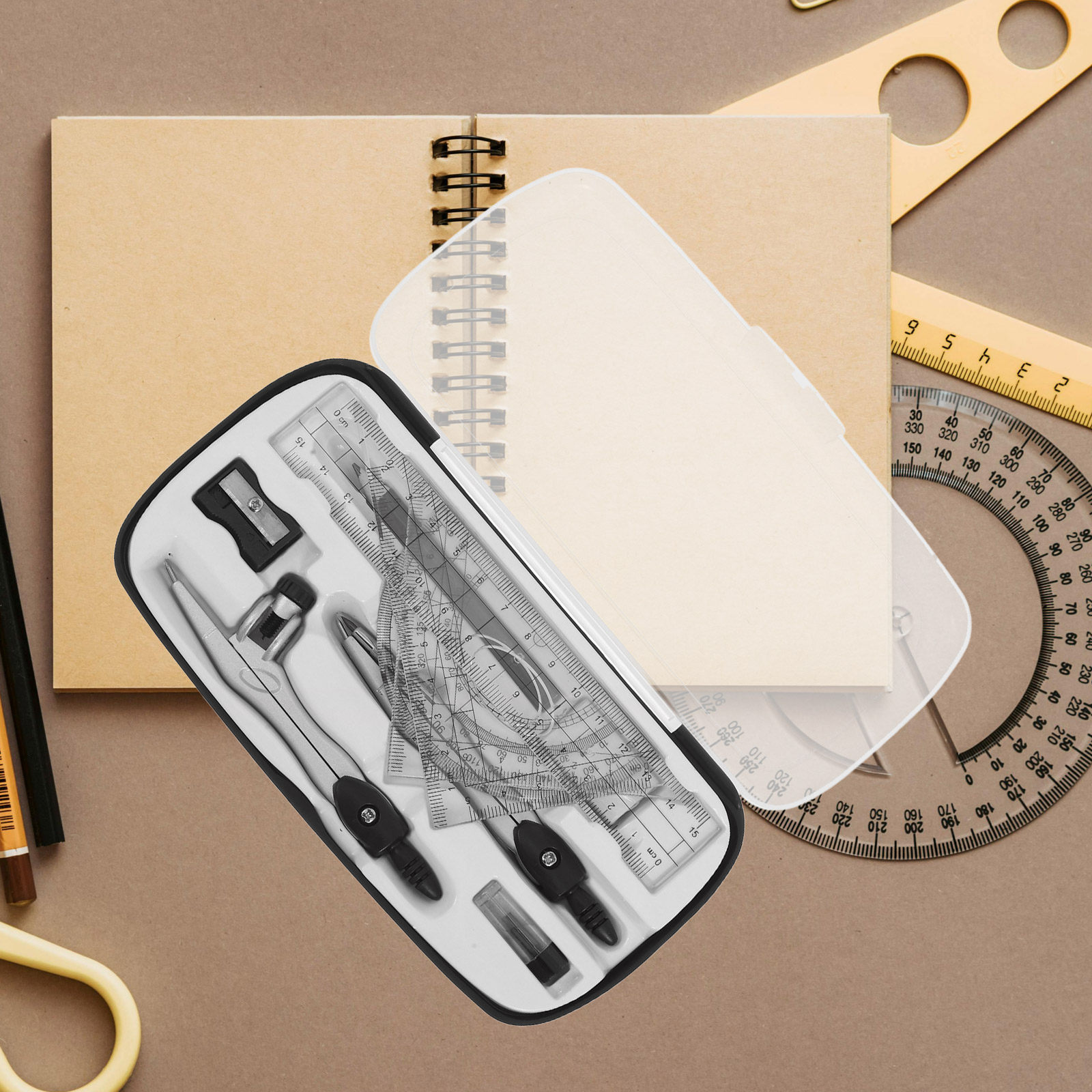1 SET Goniometro e Righello pe - Compass Geometry Set recensione e prezzo