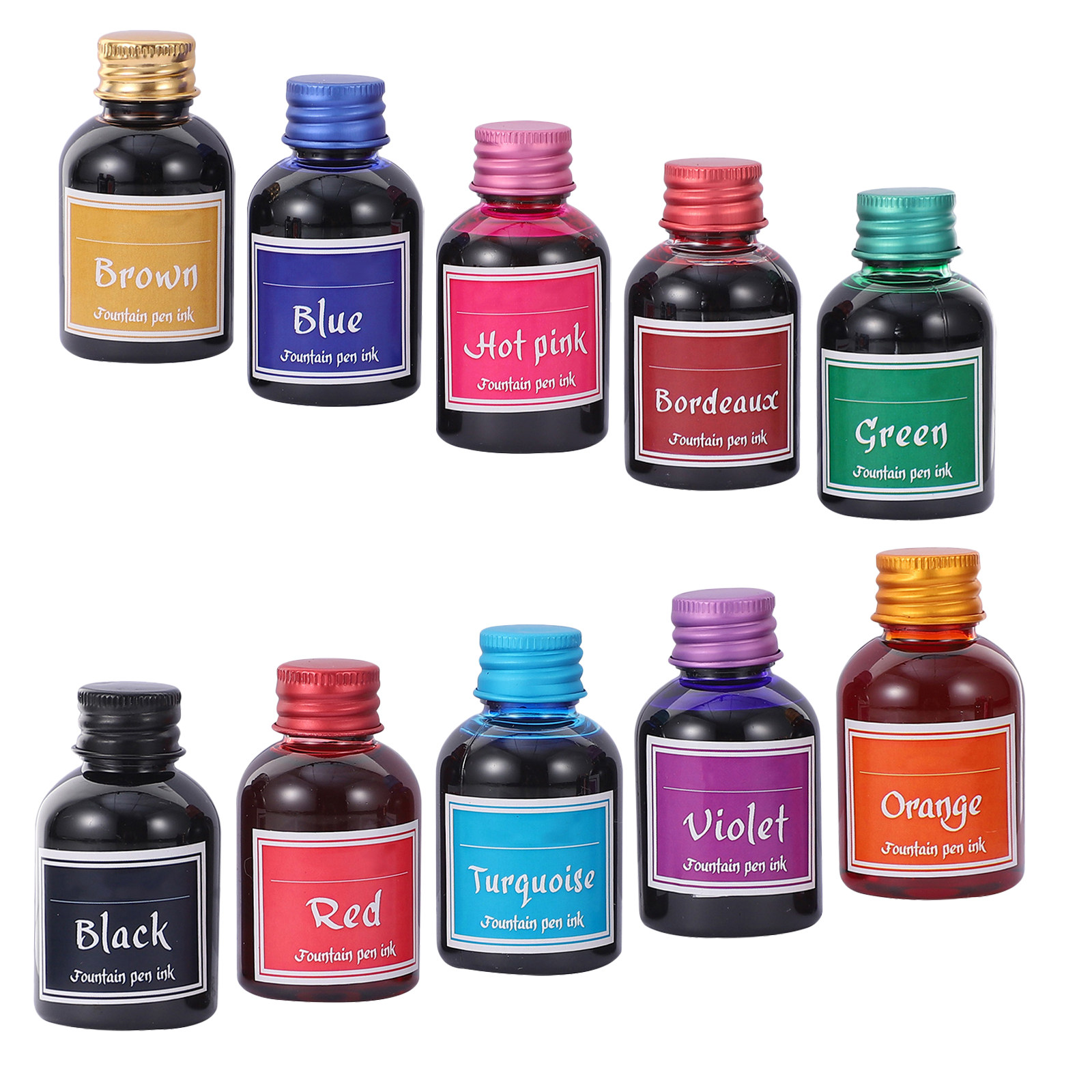 Set di 10 Flaconi di Inchiostr - Calligraphy Ink Bottle recensione e prezzo