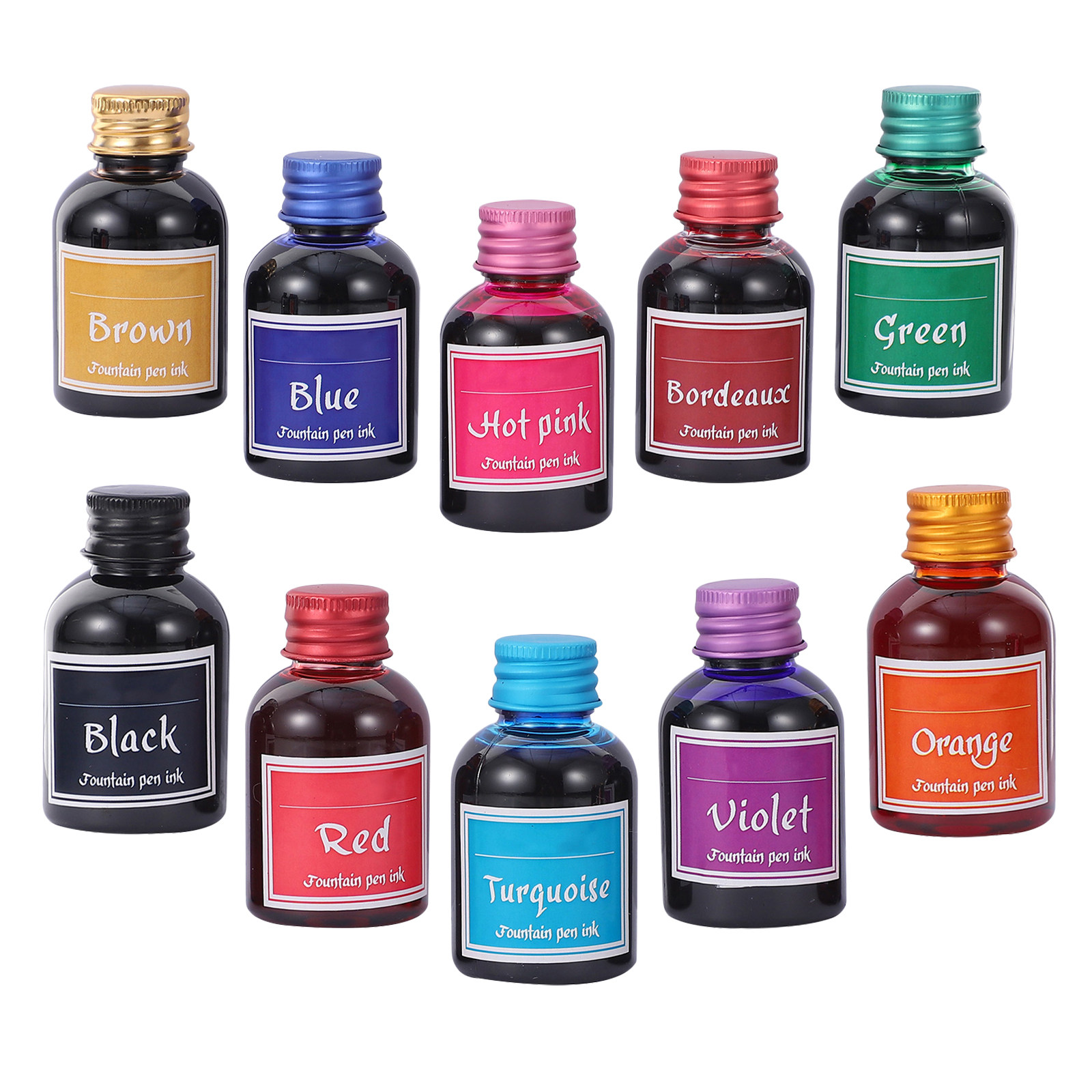 Set di 10 Flaconi di Inchiostr - Calligraphy Ink Bottle recensione e prezzo