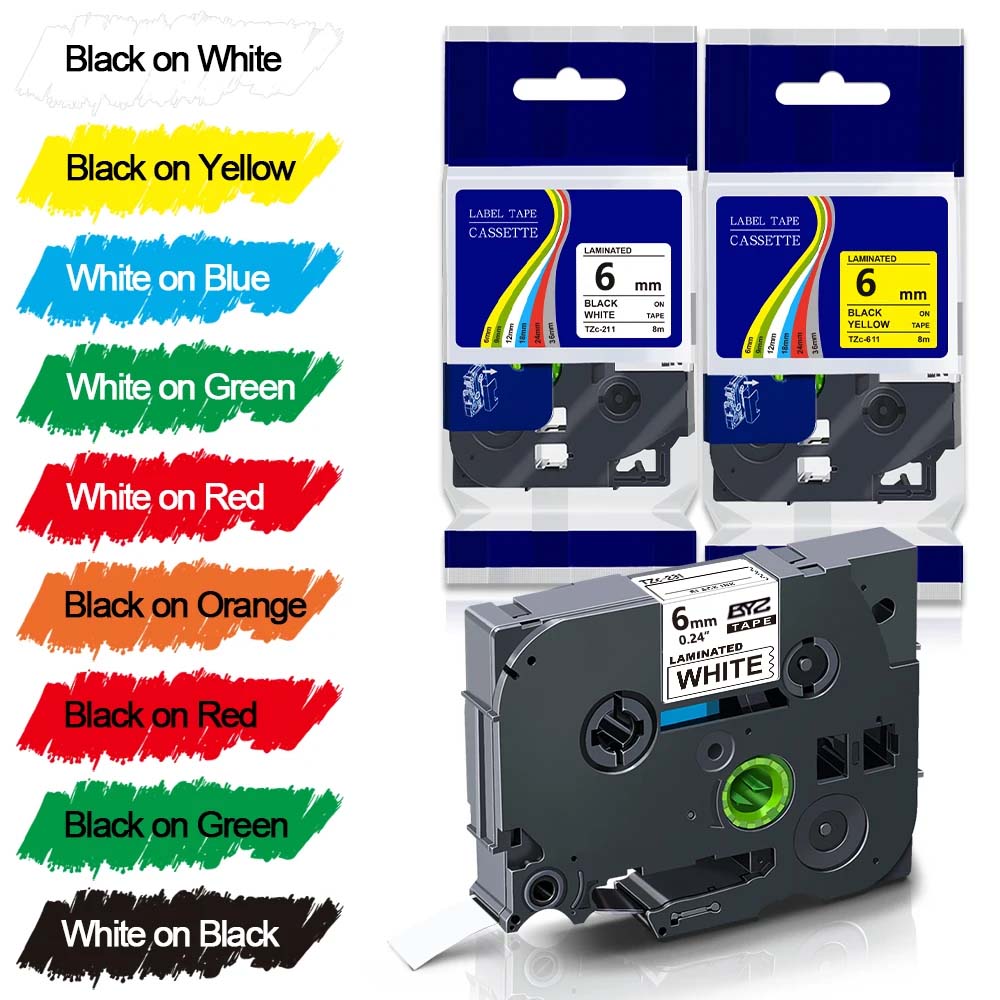 1 Confezione di Nastro TZe211  - Label Printer Tape recensione e prezzo