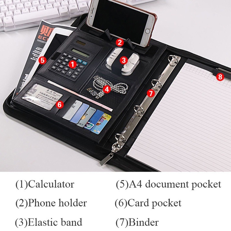 1 Pezzo Cartella Portadocument - Portfolio Folder Zip recensione e prezzo