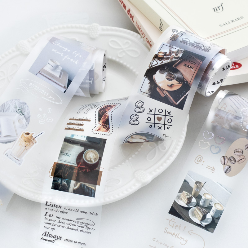 6 stili 50mm * 200cm poesia pe - Label Printer Tape recensione e prezzo